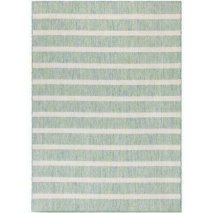 Tapis rayé intérieur/extérieur Nourison Selerno.