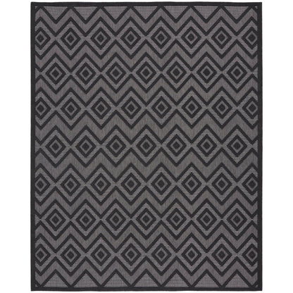 Tapis géométrique polyvalent à tissage plat pour intérieur/extérieur Nourison