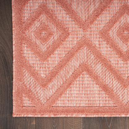 Tapis géométrique polyvalent à tissage plat pour intérieur/extérieur Nourison