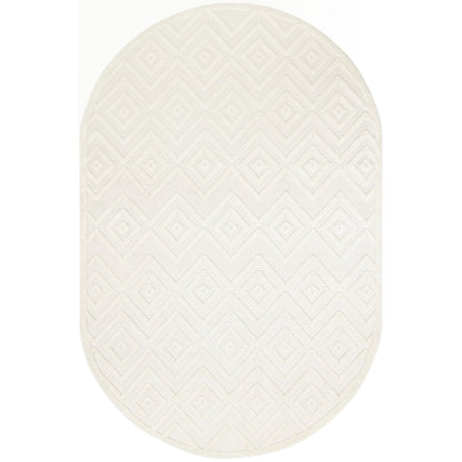 Tapis géométrique polyvalent à tissage plat pour intérieur/extérieur Nourison