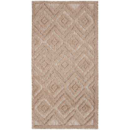 Tapis géométrique polyvalent à tissage plat pour intérieur/extérieur Nourison