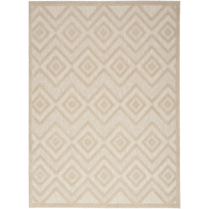 Tapis géométrique polyvalent à tissage plat pour intérieur/extérieur Nourison