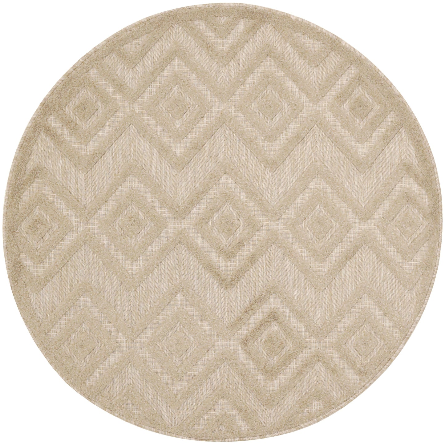 Tapis géométrique polyvalent à tissage plat pour intérieur/extérieur Nourison