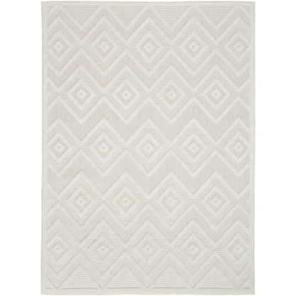 Tapis géométrique polyvalent à tissage plat pour intérieur/extérieur Nourison