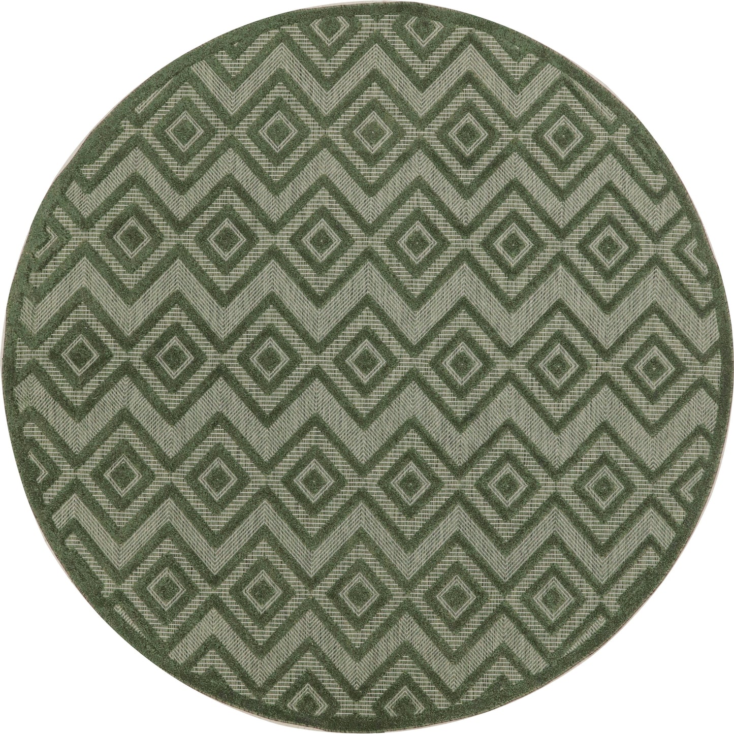 Tapis géométrique polyvalent à tissage plat pour intérieur/extérieur Nourison