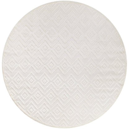 Tapis géométrique polyvalent à tissage plat pour intérieur/extérieur Nourison