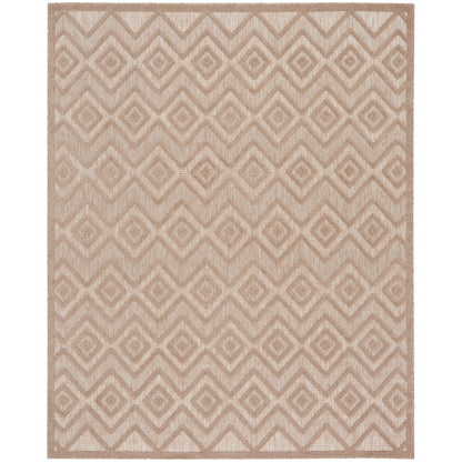 Tapis géométrique polyvalent à tissage plat pour intérieur/extérieur Nourison