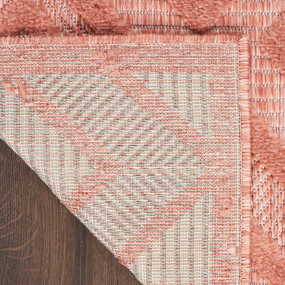 Tapis géométrique polyvalent à tissage plat pour intérieur/extérieur Nourison