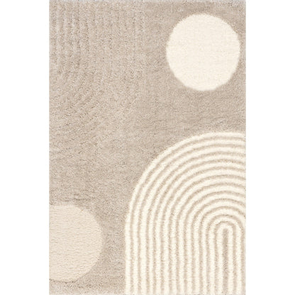 Tapis à poils longs abstrait Nuloom Gloria