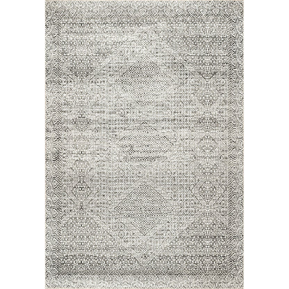 Tapis lavable en machine Nuloom Hart SpinClean Abstract Tribal