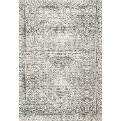 Tapis lavable en machine Nuloom Hart SpinClean Abstract Tribal