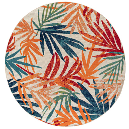 Tapis d'intérieur/extérieur à motif floral côtier Origin.