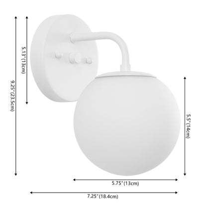 Luminaire de coiffeuse moderne à LED en métal et verre dépoli, par JONATHAN Y