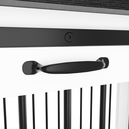 Cage pour chien élégante et robuste avec renfort en tube de fer