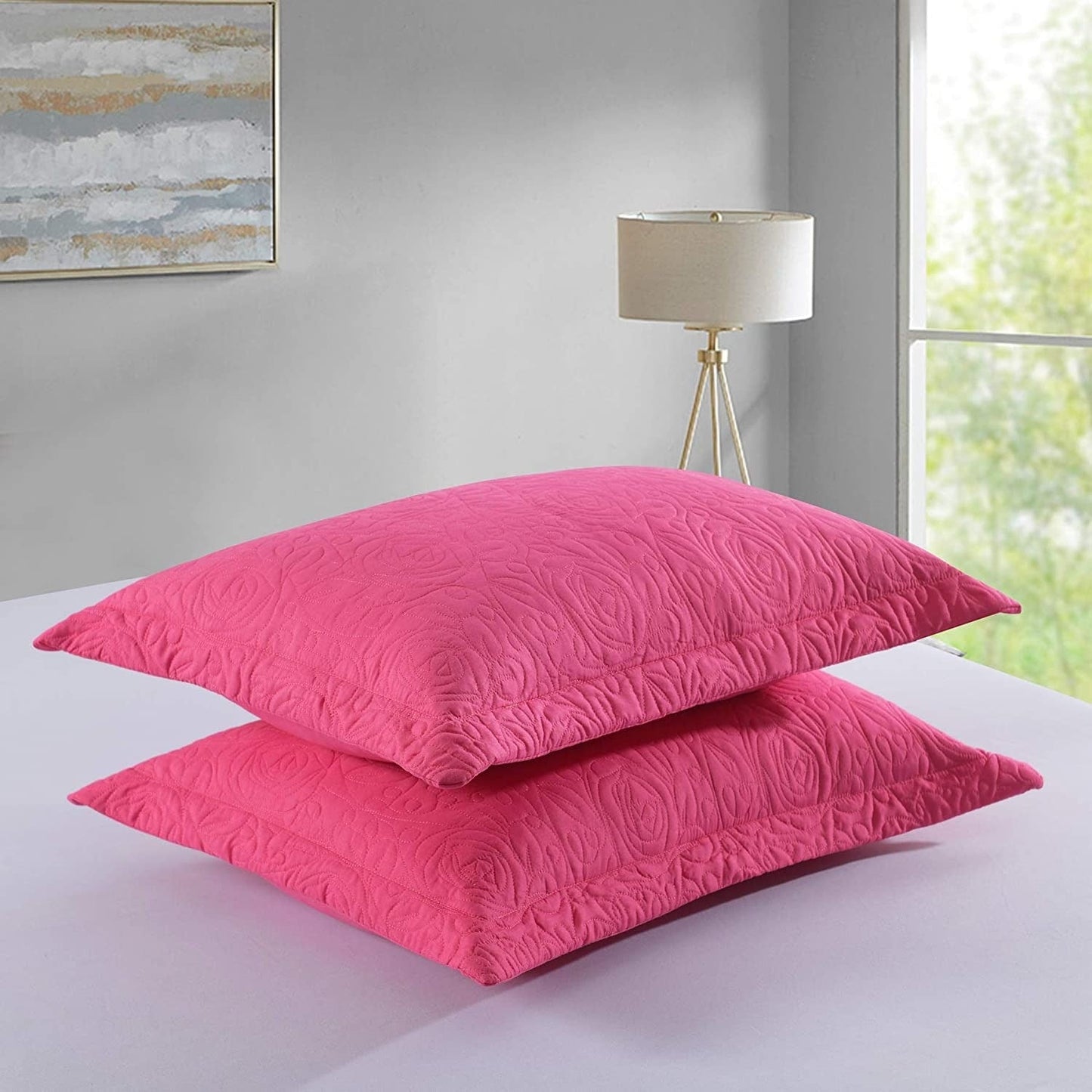 Housse de coussin brodée Porch &amp; Den Manor (lot de 2)
