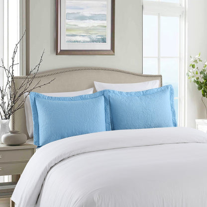Housse de coussin brodée Porch &amp; Den Manor (lot de 2)