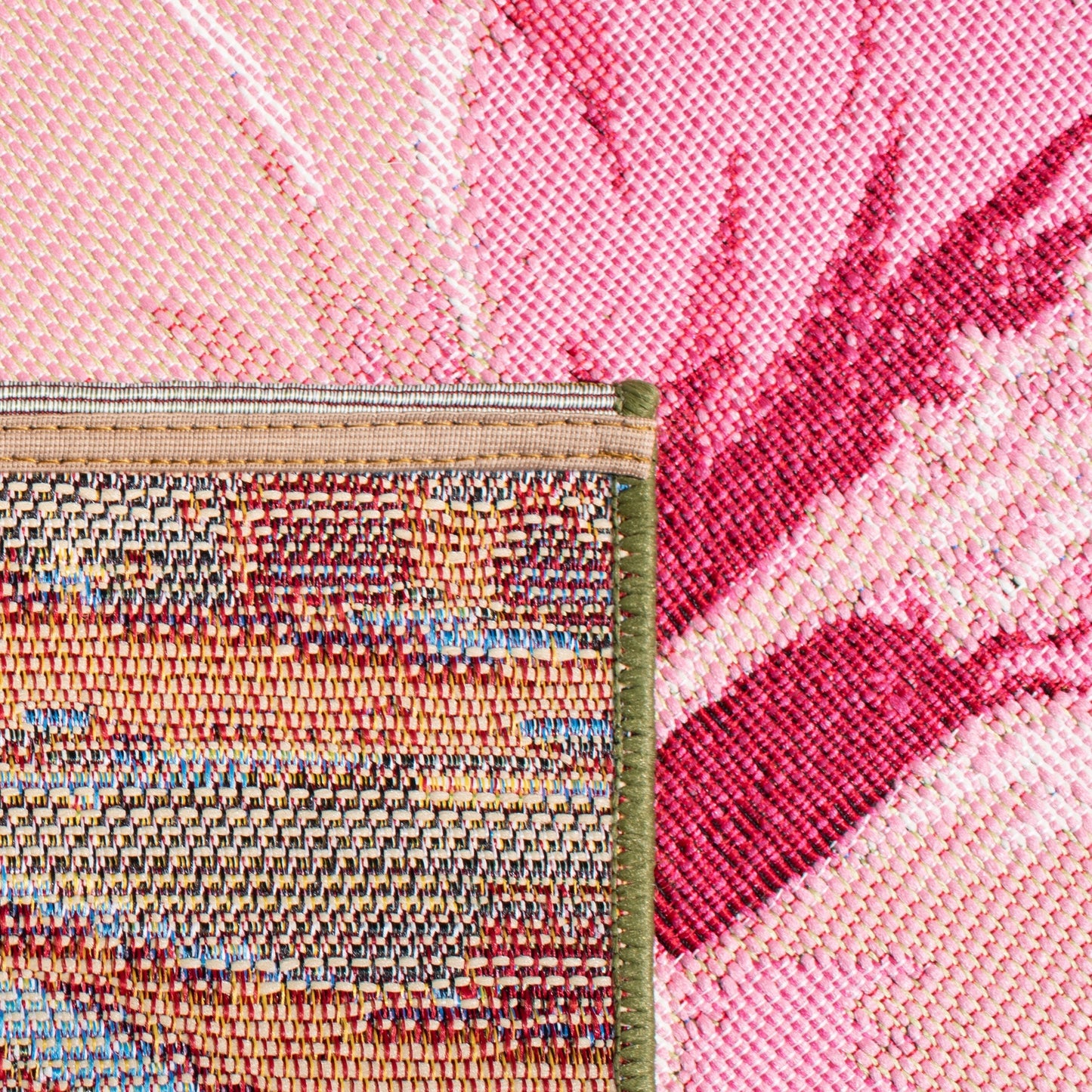 Tapis de jardin imperméable d'intérieur/extérieur tropical SAFAVIEH Barbados Agustina