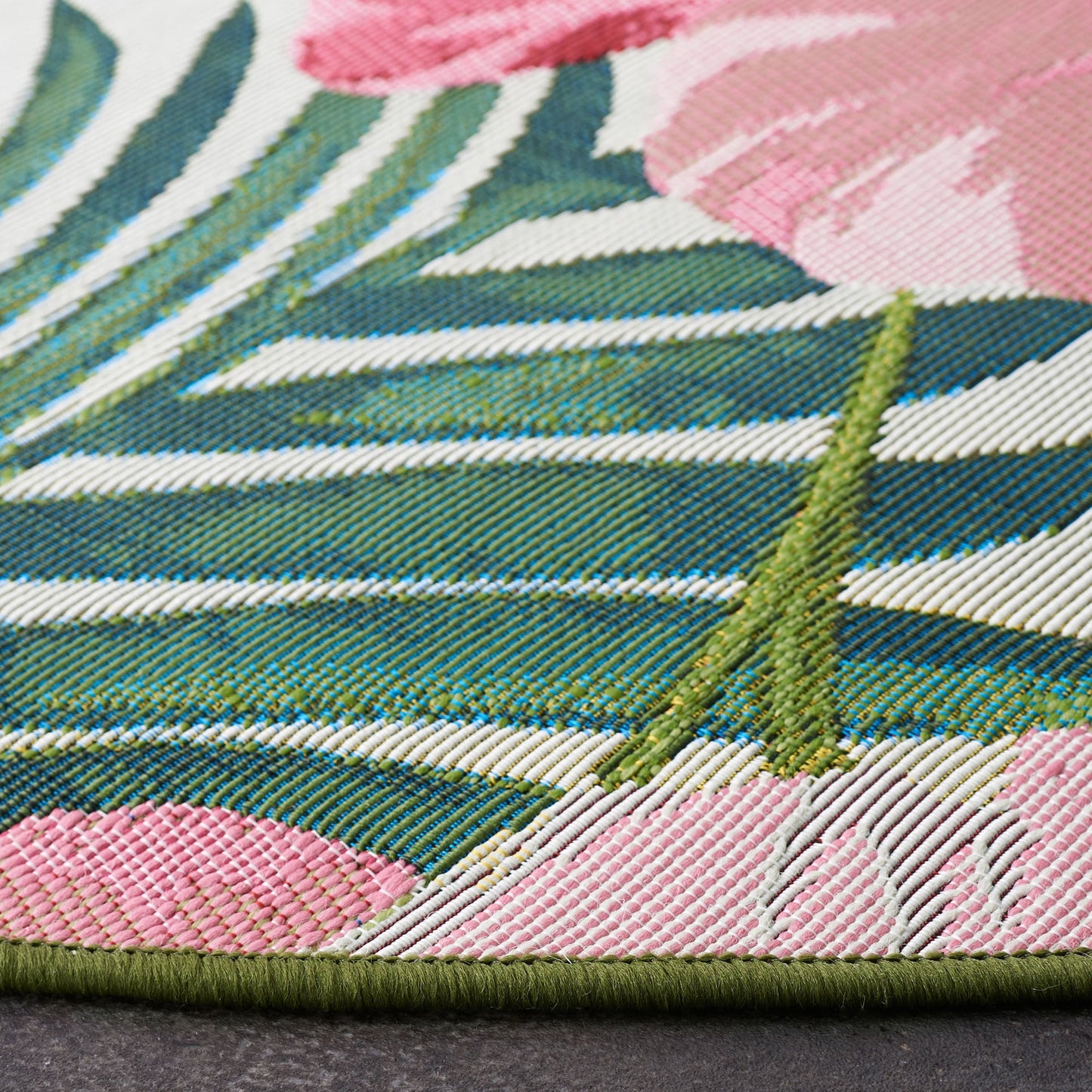 Tapis de jardin imperméable d'intérieur/extérieur tropical SAFAVIEH Barbados Agustina