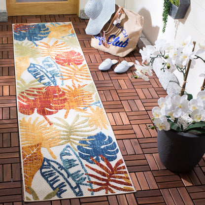 Tapis de patio imperméable à motif floral pour intérieur/extérieur SAFAVIEH Cabana Arik
