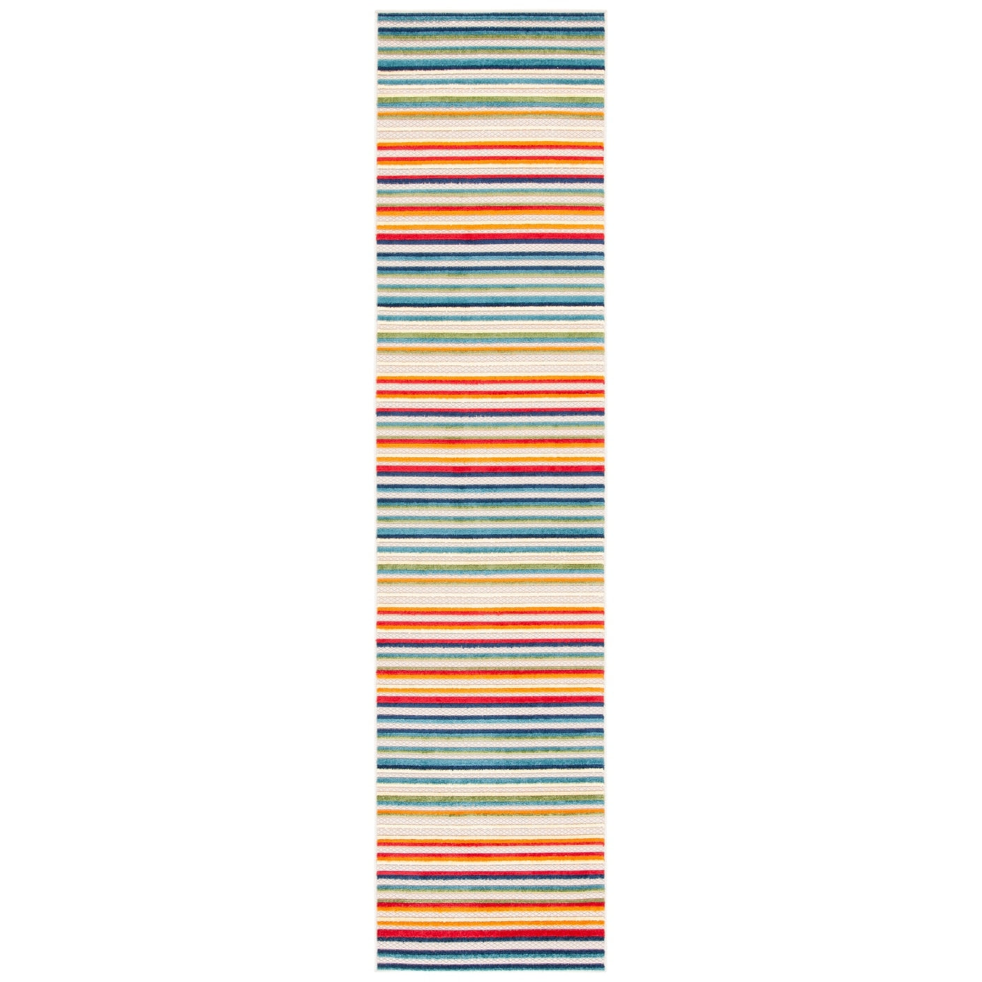 Tapis de patio imperméable à rayures pour intérieur/extérieur SAFAVIEH Cabana Gafia