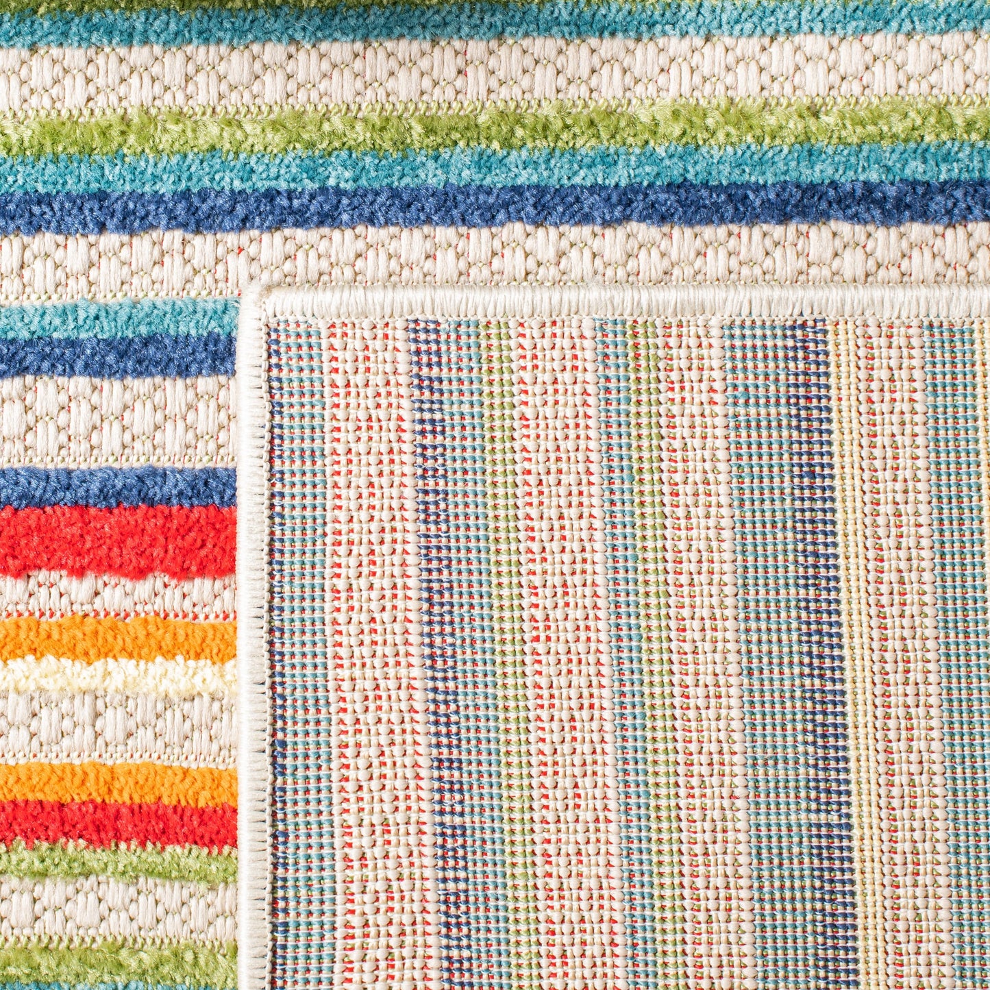 Tapis de patio imperméable à rayures pour intérieur/extérieur SAFAVIEH Cabana Gafia