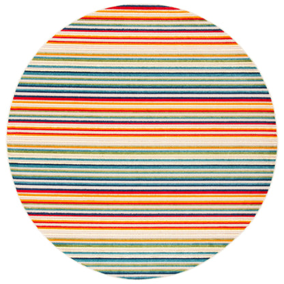 Tapis de patio imperméable à rayures pour intérieur/extérieur SAFAVIEH Cabana Gafia