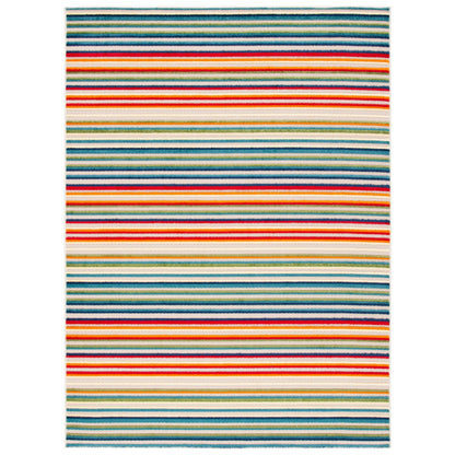 Tapis de patio imperméable à rayures pour intérieur/extérieur SAFAVIEH Cabana Gafia