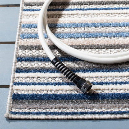 Tapis de patio imperméable à rayures pour intérieur/extérieur SAFAVIEH Cabana Gafia