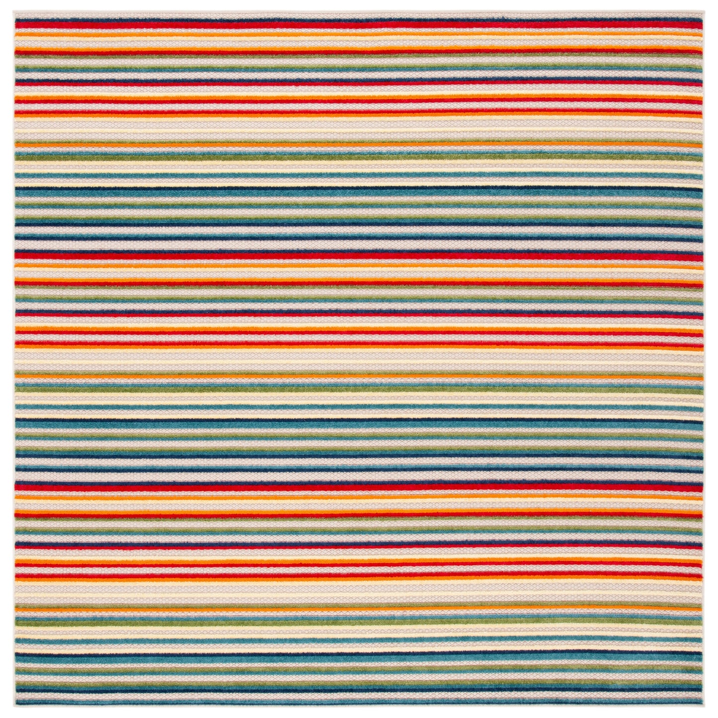 Tapis de patio imperméable à rayures pour intérieur/extérieur SAFAVIEH Cabana Gafia