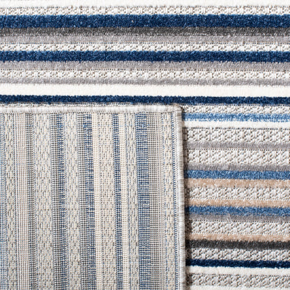Tapis de patio imperméable à rayures pour intérieur/extérieur SAFAVIEH Cabana Gafia