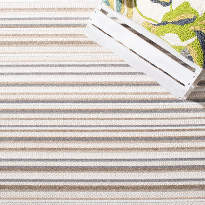 Tapis de patio imperméable à rayures pour intérieur/extérieur SAFAVIEH Cabana Gafia