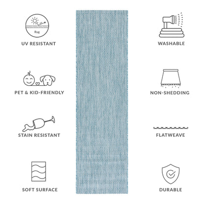Tapis de jardin imperméable pour intérieur/extérieur SAFAVIEH Courtyard Begajeta.