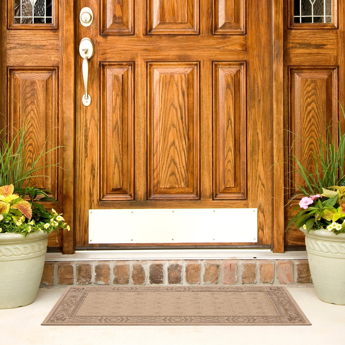 Tapis de jardin imperméable pour intérieur/extérieur SAFAVIEH Courtyard Hendrina
