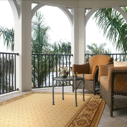 Tapis de jardin imperméable pour intérieur/extérieur SAFAVIEH Courtyard Hendrina