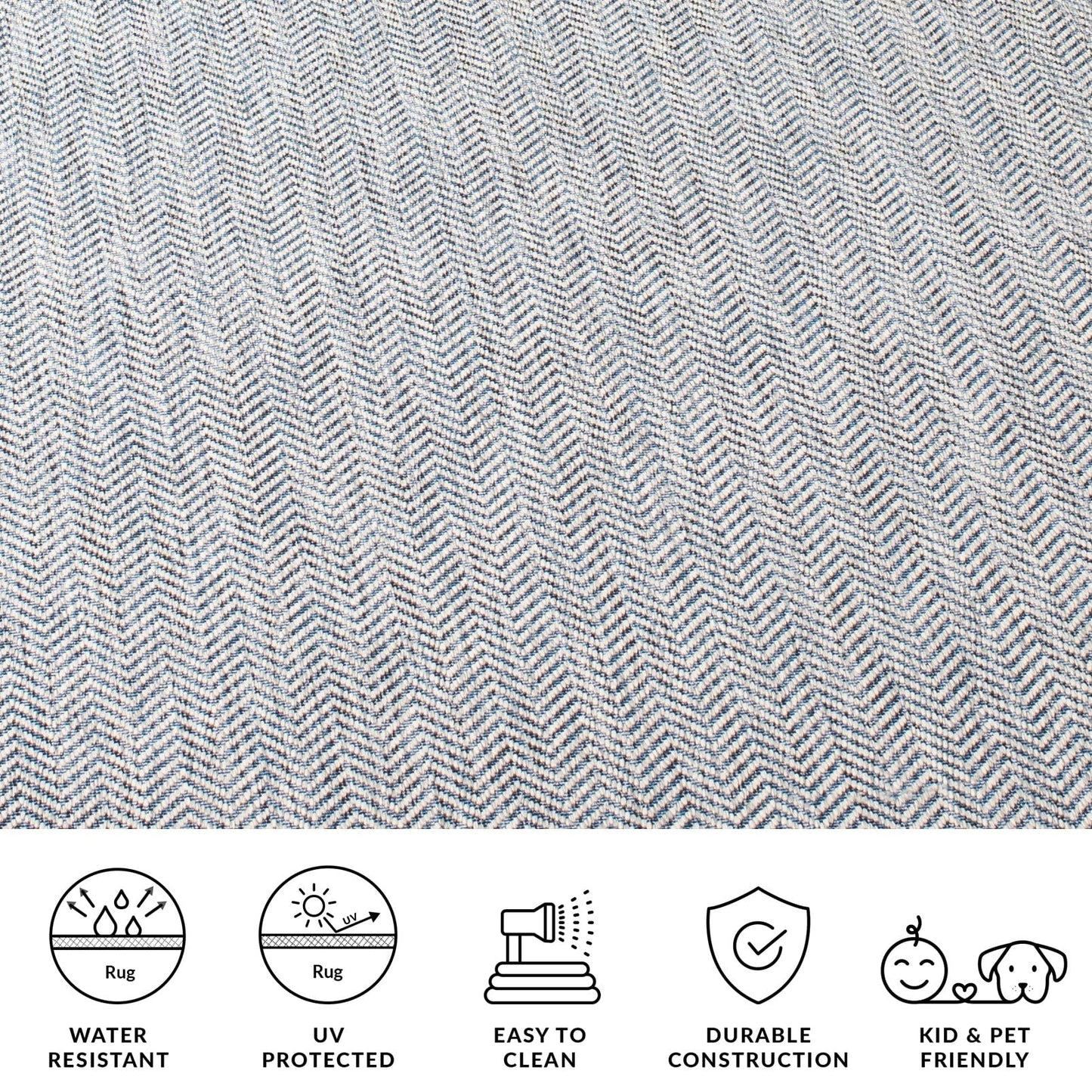 Tapis de jardin imperméable pour intérieur/extérieur SAFAVIEH Courtyard Ilmur