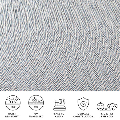 Tapis de jardin imperméable pour intérieur/extérieur SAFAVIEH Courtyard Ilmur