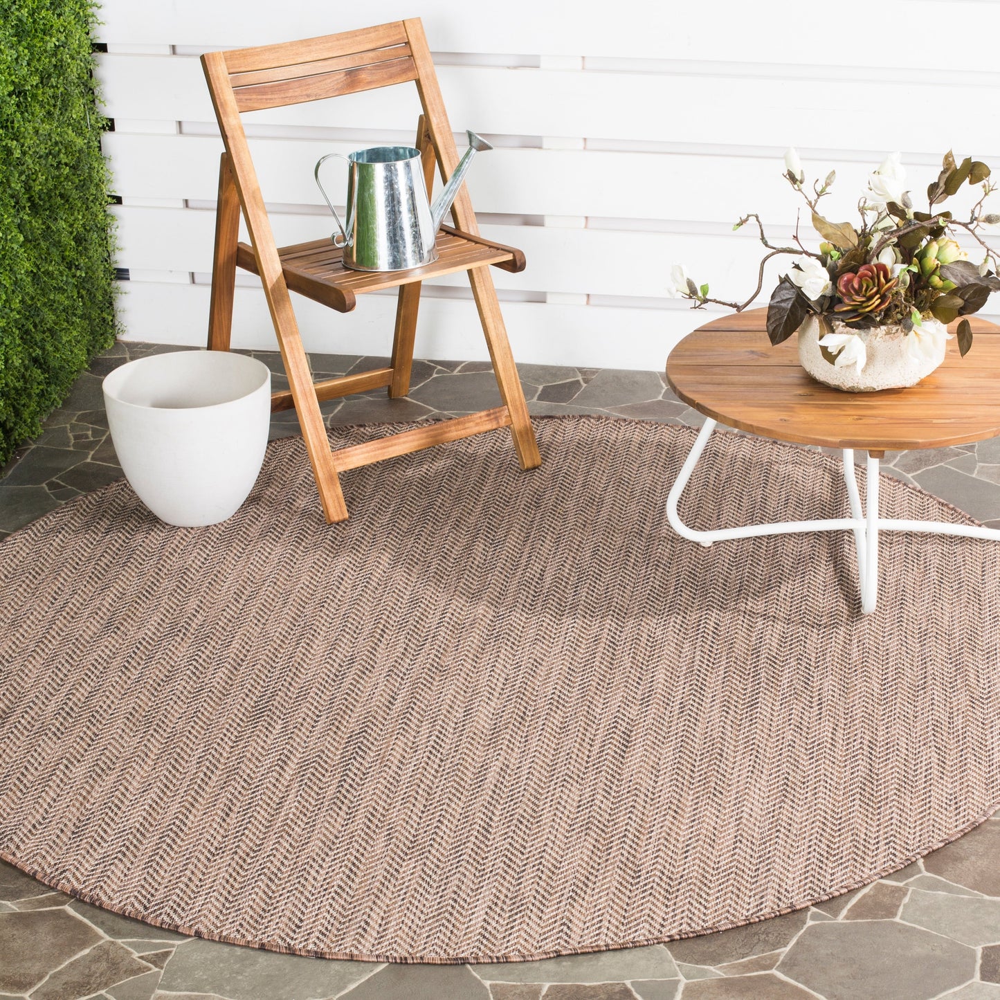 Tapis de jardin imperméable pour intérieur/extérieur SAFAVIEH Courtyard Ilmur