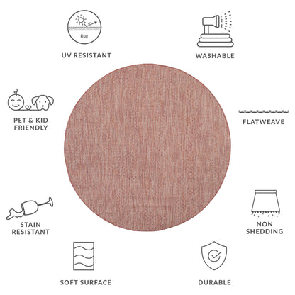 Tapis de jardin imperméable pour intérieur/extérieur SAFAVIEH Courtyard Ilmur