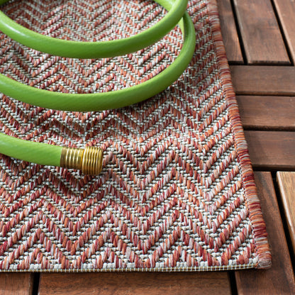 Tapis de jardin imperméable pour intérieur/extérieur SAFAVIEH Courtyard Ilmur