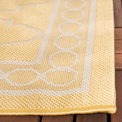Tapis de jardin imperméable pour intérieur/extérieur SAFAVIEH Courtyard Janell Treillis