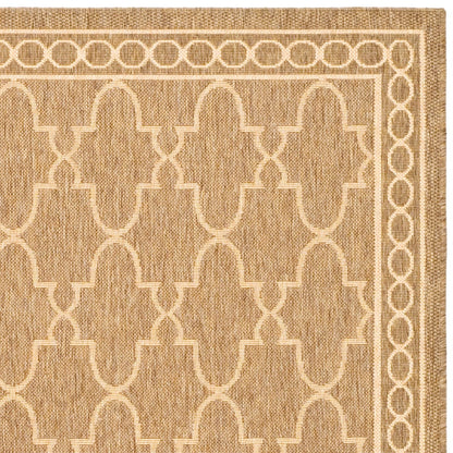 Tapis de jardin imperméable pour intérieur/extérieur SAFAVIEH Courtyard Janell Treillis