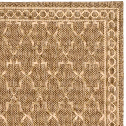 Tapis de jardin imperméable pour intérieur/extérieur SAFAVIEH Courtyard Janell Treillis