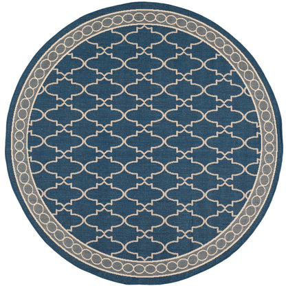 Tapis de jardin imperméable pour intérieur/extérieur SAFAVIEH Courtyard Janell Treillis