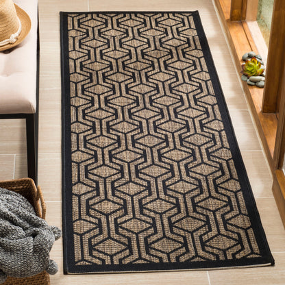 Tapis de jardin imperméable pour intérieur/extérieur SAFAVIEH Courtyard Jeanine