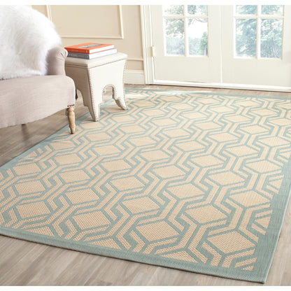 Tapis de jardin imperméable pour intérieur/extérieur SAFAVIEH Courtyard Jeanine
