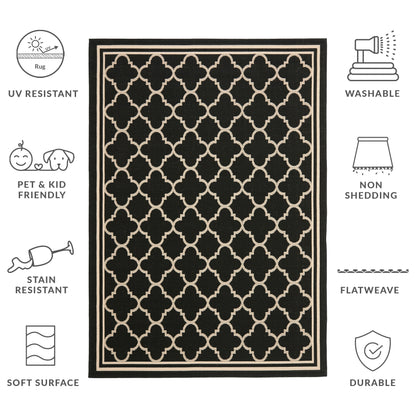 Tapis de jardin imperméable d'intérieur/extérieur SAFAVIEH Courtyard Kristelle