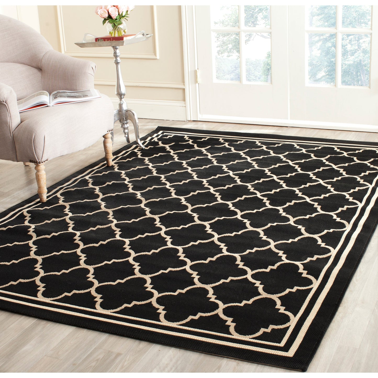 Tapis de jardin imperméable d'intérieur/extérieur SAFAVIEH Courtyard Kristelle