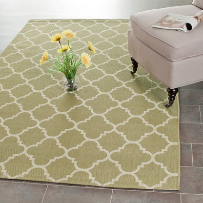 Tapis de jardin imperméable d'intérieur/extérieur SAFAVIEH Courtyard Kristelle