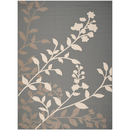 Tapis de jardin imperméable d'intérieur/extérieur SAFAVIEH Courtyard Luann Botanical