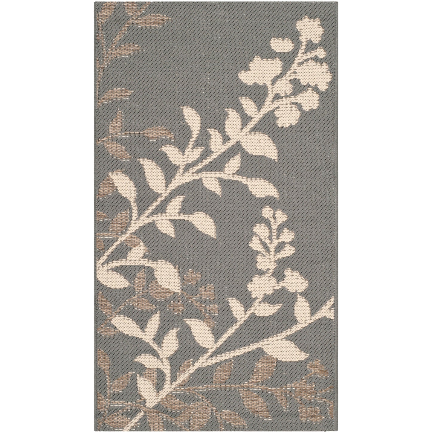 Tapis de jardin imperméable d'intérieur/extérieur SAFAVIEH Courtyard Luann Botanical